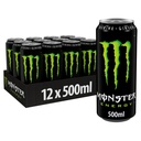 Monster Green Energy 12 x 500ml (BLACK)