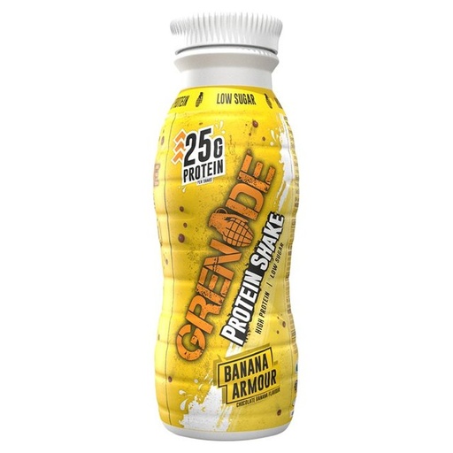 [C006155] [BBE]Grenade Protein Shakes Banana Armour 8x330ml
