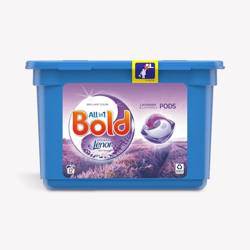 [C006279] Bold All-in-1 Pods Lavender & Camomile 12 Washes PMP £4.49