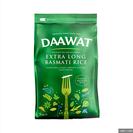 [IND10614] BBE Daawat Ex Long Basmati rice x 5 KG