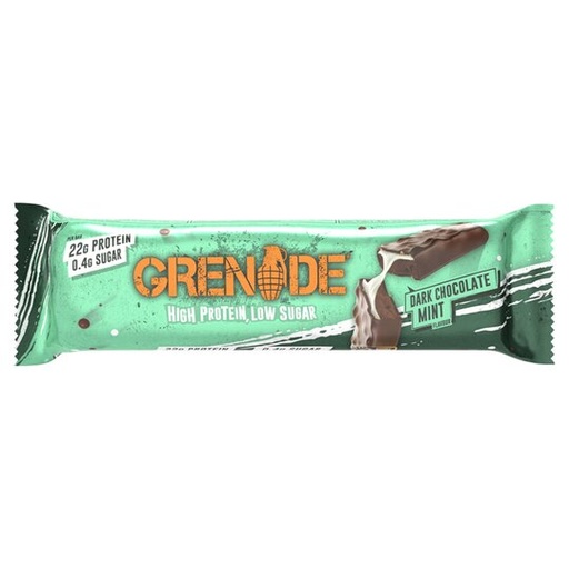 [C006109] [BBE]Grenade Bar Dark Chocolate Mint (Box of 12)