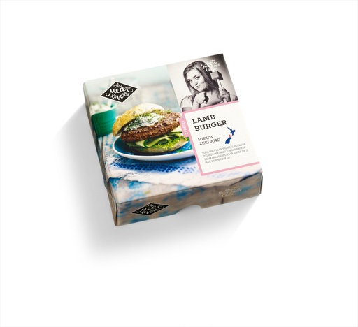 [ORM818] Meat Lovers Lamb Burger (New Zealand)  2 x 125g