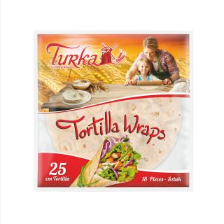 [PB509] Frozen TURKA 10" Tortilla Wrap (x100) PREMIUM