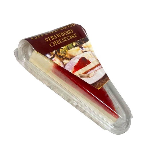 [CA301] (PREPACKED) Strawberry Cheesecake Slices x 12